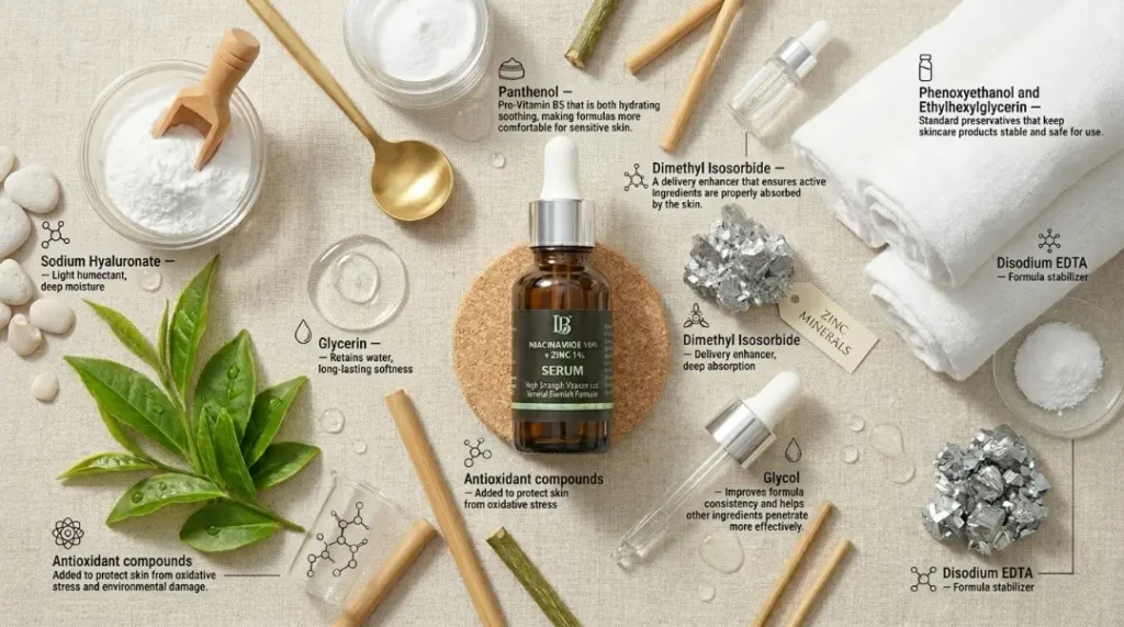 Ingredients That Work Alongside Niacinamide