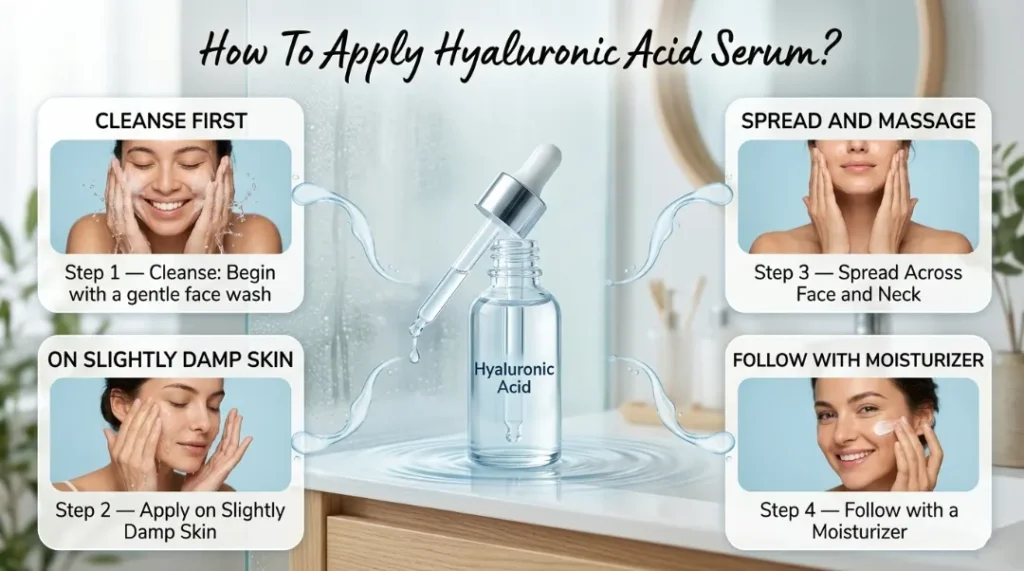 How To Apply Hyaluronic Acid Serum