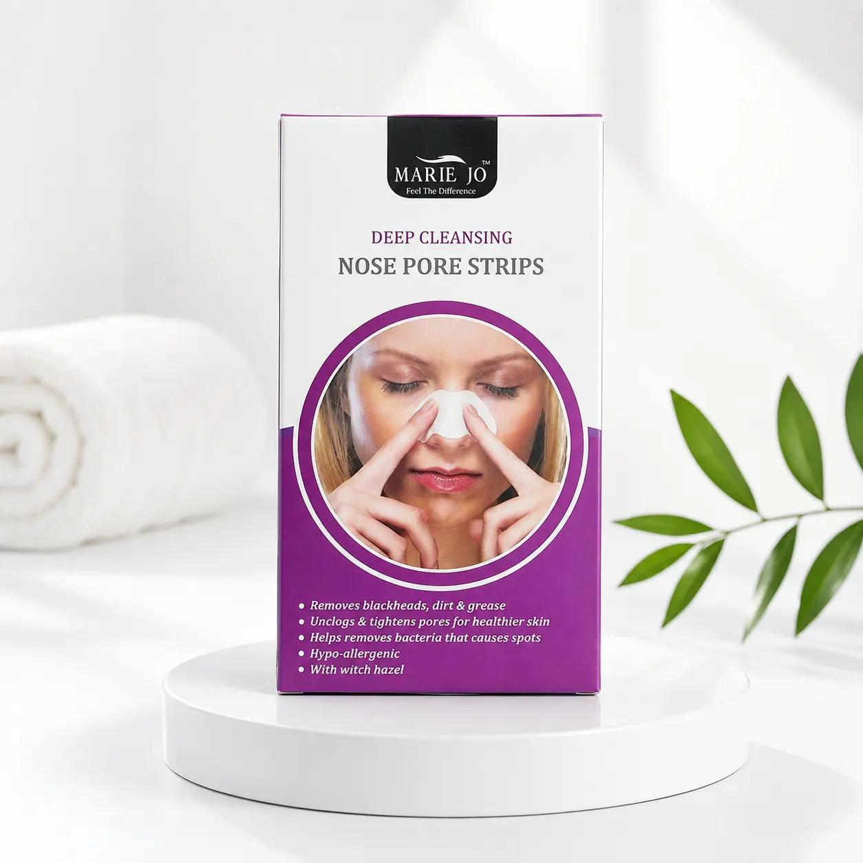 Marie Jo Blackhead Remover Nose Strips for deep cleansing, blackhead removal, and pore care in Pakistan