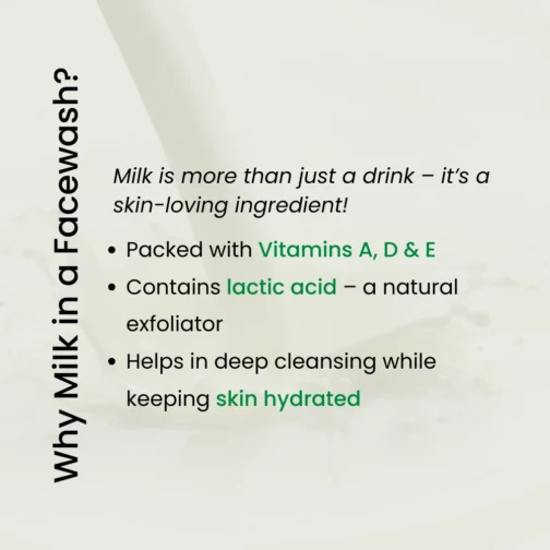 Why Milk Face Wash