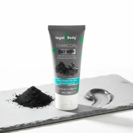 Loyal Body Cosmetics Charcoal Facewash for pigmentation, acne scars, and uneven skin tone in Pakistan
