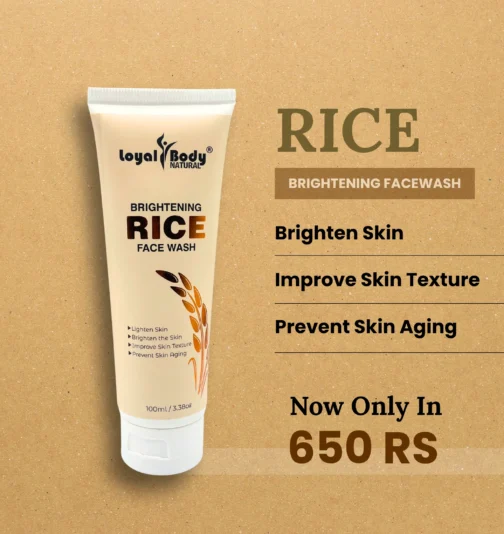 Benefits of Rice Facewash