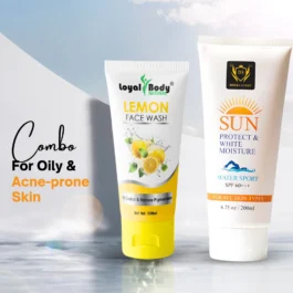 Lemon Face Wash With SPF 60 Sunscreen Combo