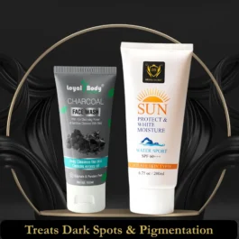 Charcoal Face Wash With SPF 60 Sunscreen Combo