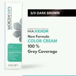 Maxidior Hair Color Dark Brown 3/0 (Ammonia-Free, 90G)