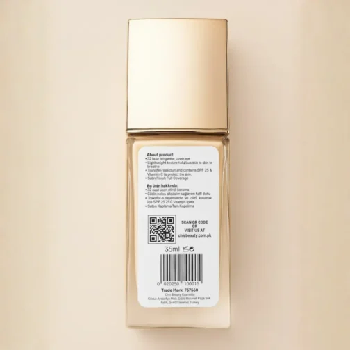 Chic Beauty Luminous Silk Foundation