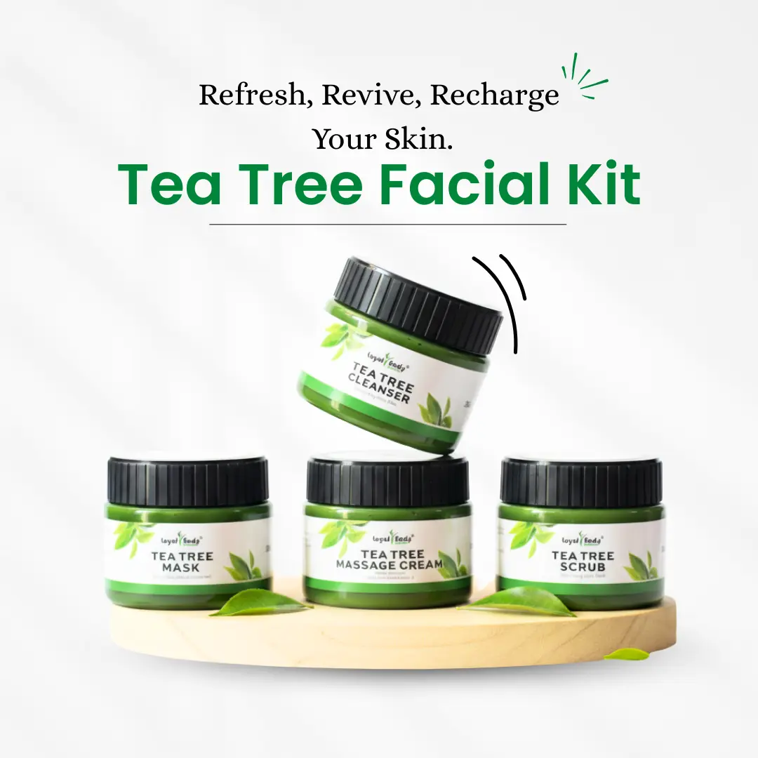 Tea Tree Facial Kit (4 Steps) By Loyal Body Cosmetics