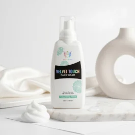 Derma Secret Velvet Touch Facewash – Gentle Foaming Cleanser for Sensitive & Dry Skin